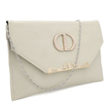 Women's Clutch K-2046 - Off White, Women, Clutches, Chase Value, Chase Value