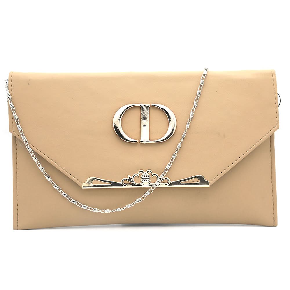 Women's Clutch K-2046 - Beige, Women, Clutches, Chase Value, Chase Value