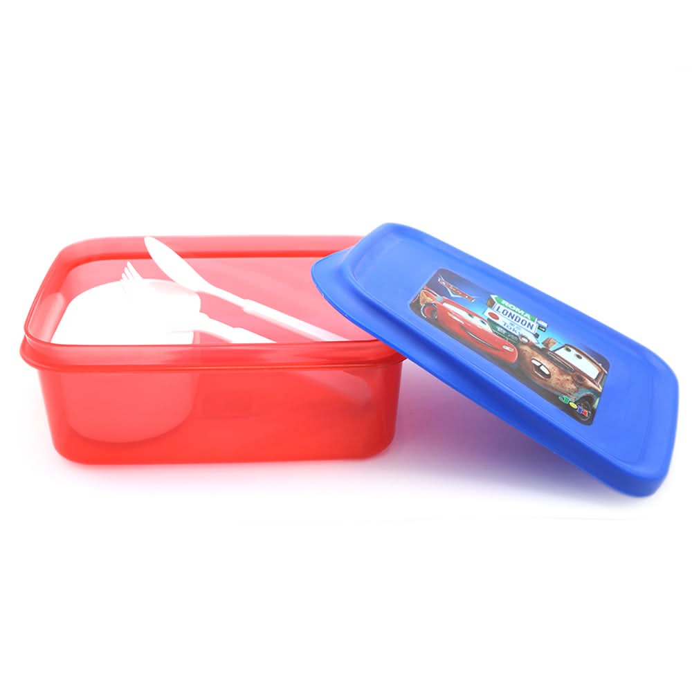 Hanoo Lunch Box JZ-696 - Blue, Kids, Tiffin Boxes And Bottles, Chase Value, Chase Value