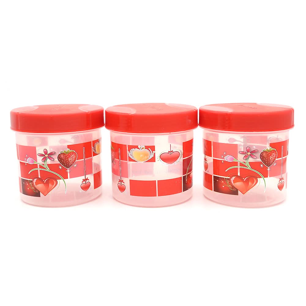 Small Jar Net 3Pc - Red, Home & Lifestyle, Storage Boxes, Chase Value, Chase Value
