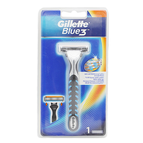 Gillette Blue 3 Razor Up -1, Beauty & Personal Care, Razor And Cartridges, Gillette, Chase Value