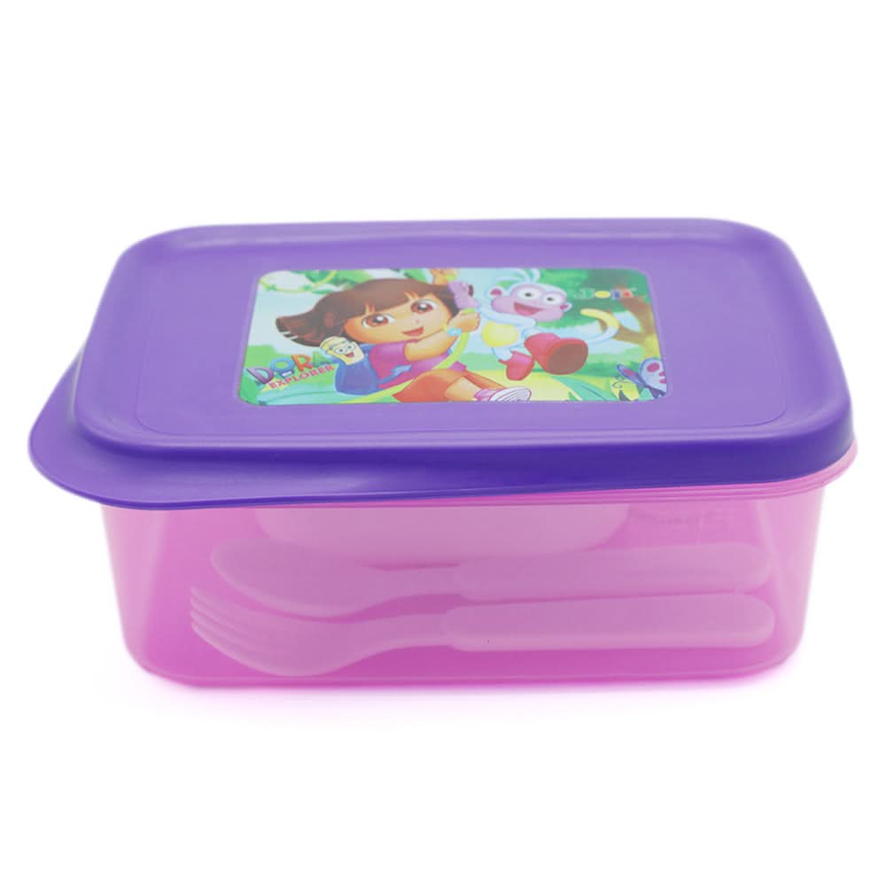Hanoo Lunch Box JZ-696 - Purple, Kids, Tiffin Boxes And Bottles, Chase Value, Chase Value