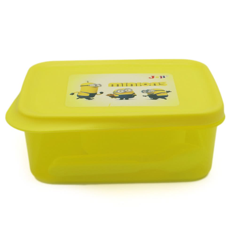 Hanoo Lunch Box JZ-696 - Yellow, Kids, Tiffin Boxes And Bottles, Chase Value, Chase Value