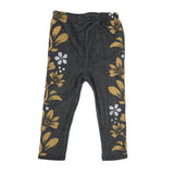 Girls Denim Printed Tight - Grey, Kids, Tights Leggings And Pajama, Chase Value, Chase Value
