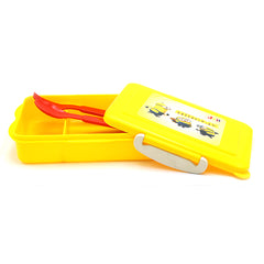 Recta Lunch Box Lock JZ-986 - Yellow, Kids, Tiffin Boxes And Bottles, Chase Value, Chase Value