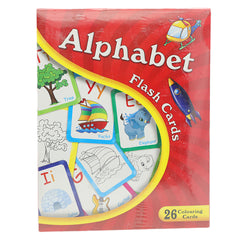 Learning Flash Cards Alphabets, Kids, Kids Colouring Books, 6 to 9 Years, Chase Value