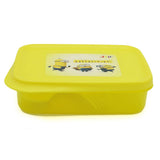 Slim Line Lunch Box JZ-670 - Yellow, Kids, Tiffin Boxes And Bottles, Chase Value, Chase Value