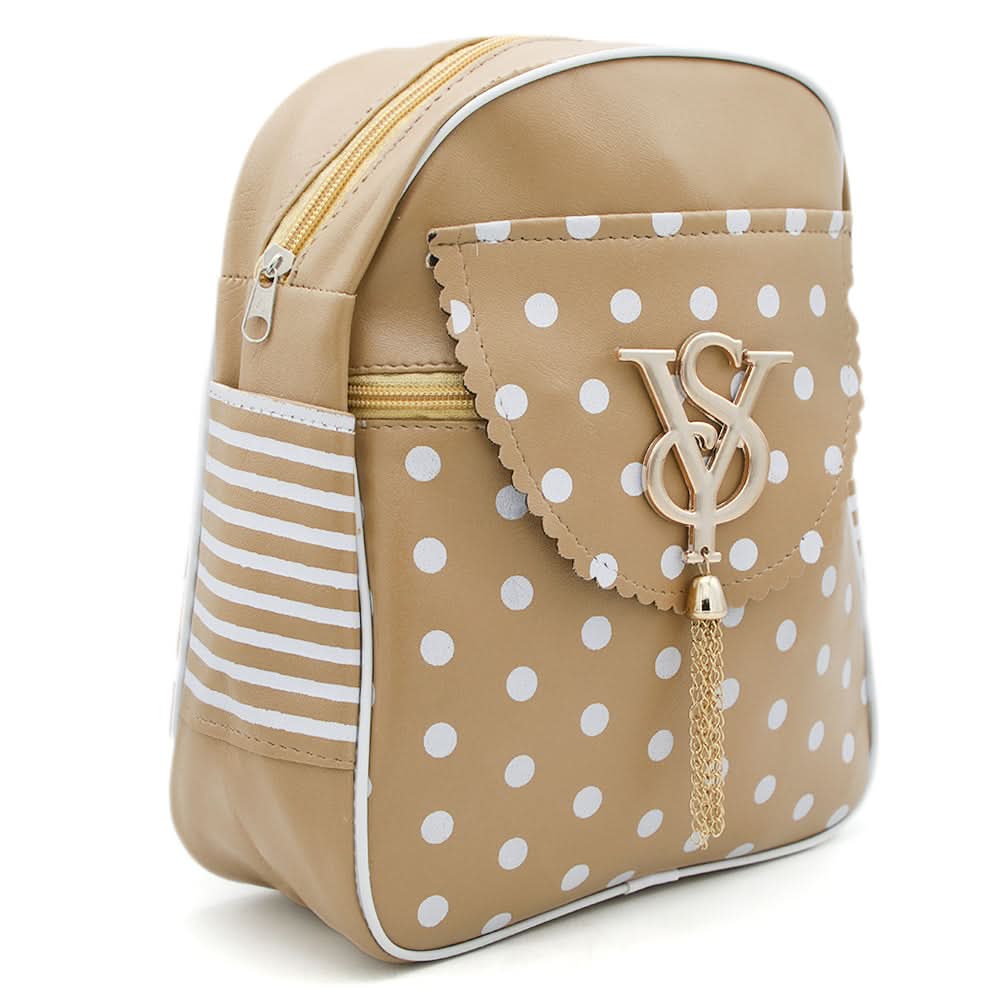 Girls Bag Pack - Beige, Kids, School And Laptop Bags, Chase Value, Chase Value