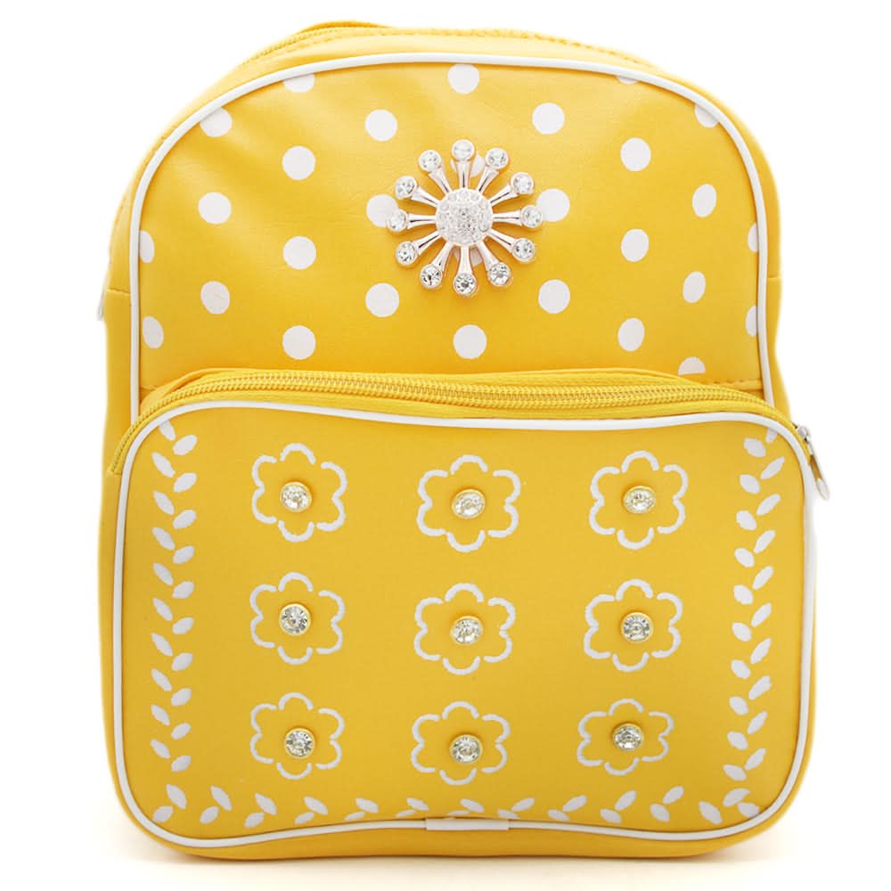 Girls Bag Pack 7804 - Yellow, Kids, School And Laptop Bags, Chase Value, Chase Value