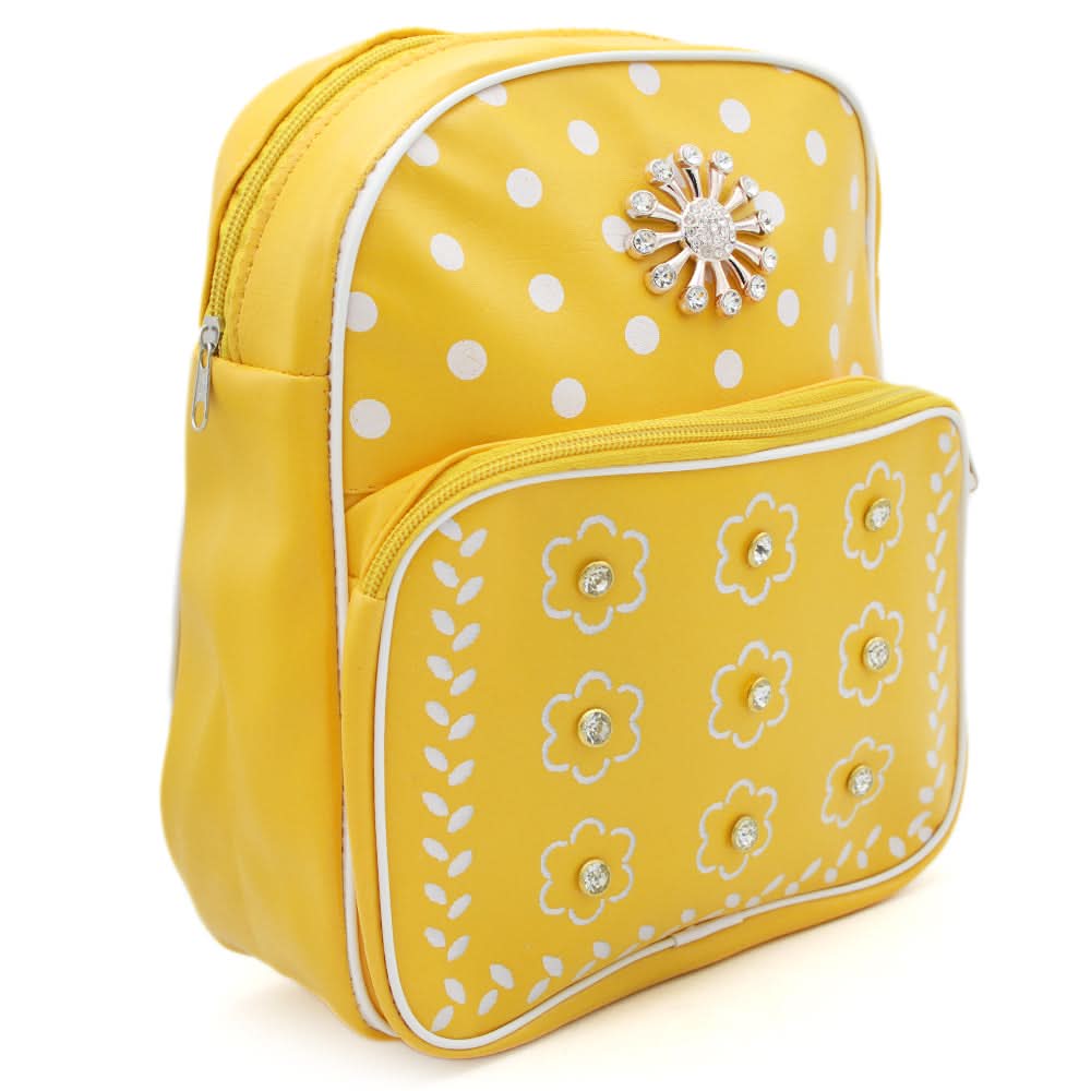 Girls Bag Pack 7804 - Yellow, Kids, School And Laptop Bags, Chase Value, Chase Value