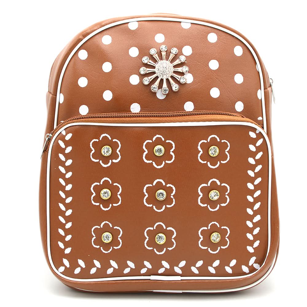 Girls Bag Pack 7804 - Brown, Kids, School And Laptop Bags, Chase Value, Chase Value