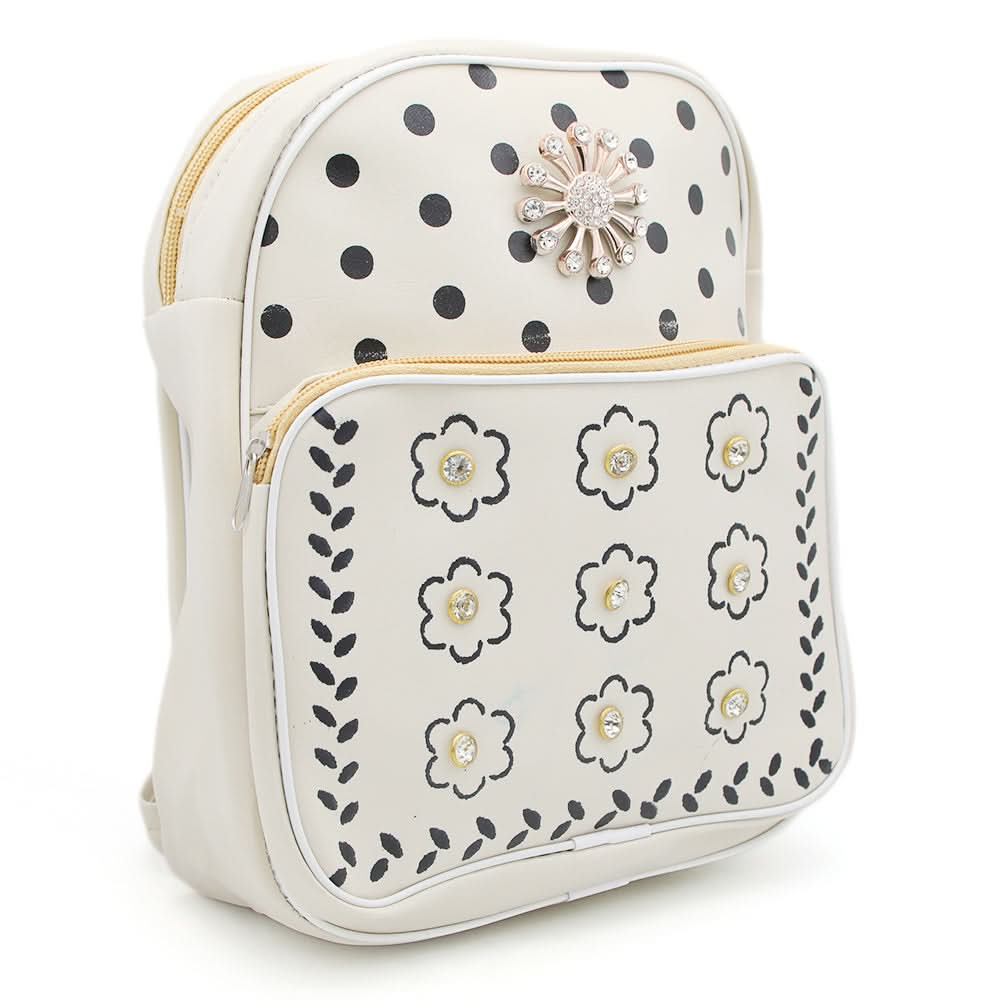 Girls Bag Pack 7804 - Off White, Kids, School And Laptop Bags, Chase Value, Chase Value