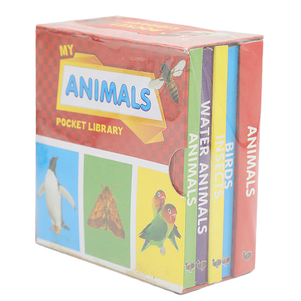 Learning Pocket Library Animals, Kids, Kids Educational Books, 6 to 9 Years, Chase Value