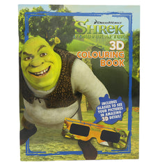 Shrek 3D Colouring Book, Kids, Kids Colouring Books, 3 to 6 Years, Chase Value