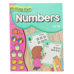 Writing Fun Numbers, Kids, Kids Educational Books, 6 to 9 Years, Chase Value