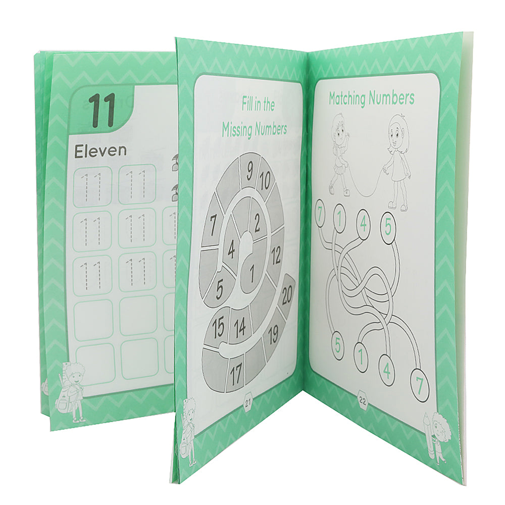 Writing Fun Numbers, Kids, Kids Educational Books, 6 to 9 Years, Chase Value