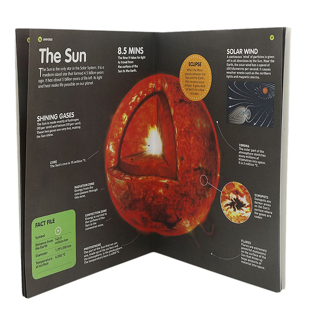 General Knowledge Fact File Universe, Kids, Kids Educational Books, 6 to 9 Years, Chase Value
