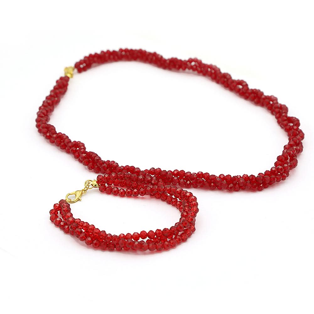 Girls Mala Maroon - A, Kids, Jewellery Sets, Chase Value, Chase Value