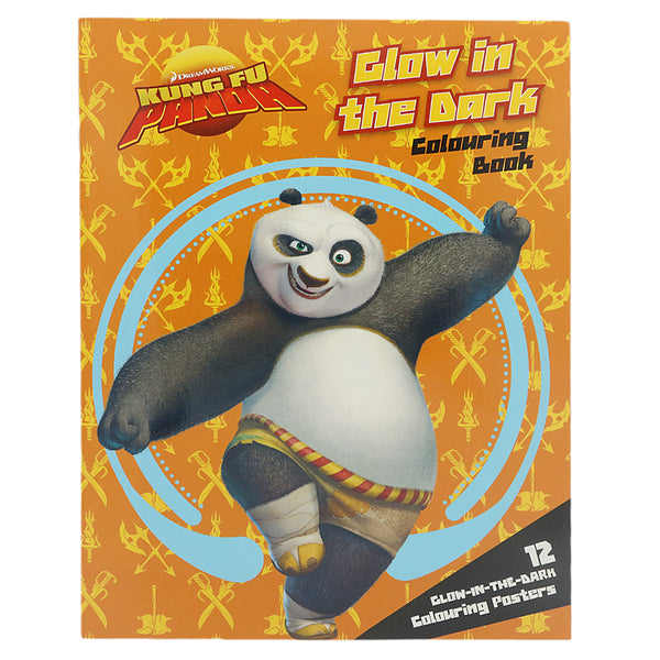 Glow in Dark Kungfu Panda, Kids, Kids Colouring Books, 3 to 6 Years, Chase Value