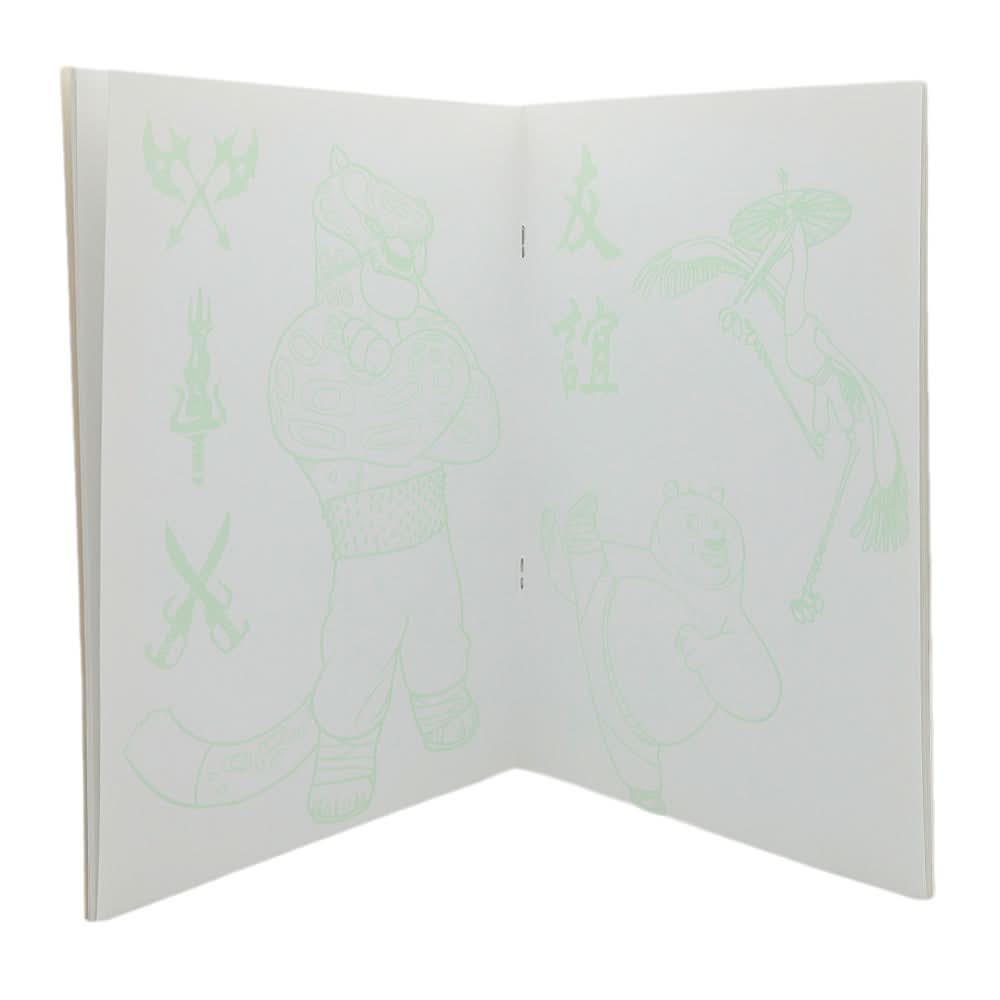 Glow in Dark Kungfu Panda, Kids, Kids Colouring Books, 3 to 6 Years, Chase Value