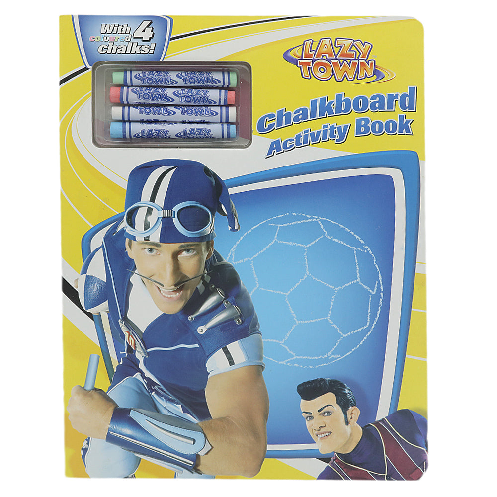 Lazy Town Chalk Board Book, Kids, Kids Educational Books, 6 to 9 Years, Chase Value