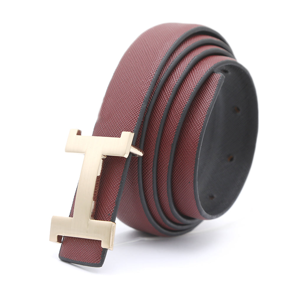 Women's Belt - Maroon, Women, Belts, Chase Value, Chase Value