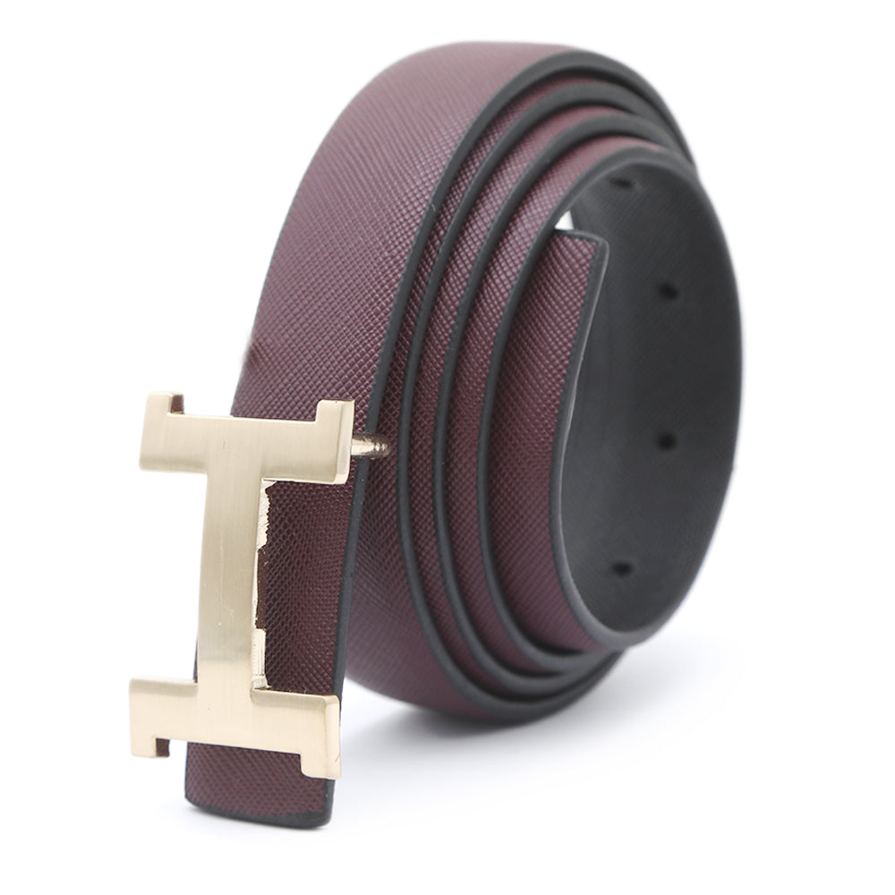 Women's Belt - Maroon, Women, Belts, Chase Value, Chase Value