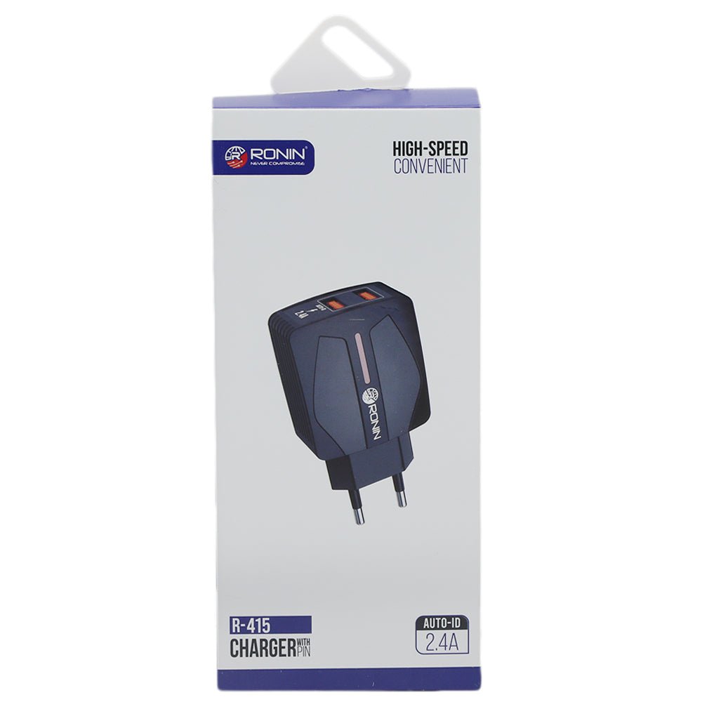 Ronin Charger 2.4A With Iphone Cable, Home & Lifestyle, Mobile Charger, Ronin, Chase Value