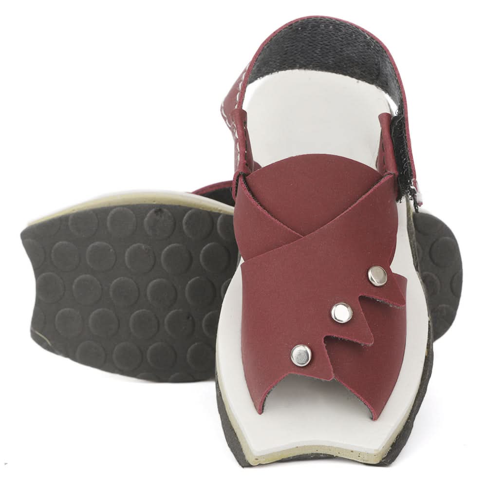 Newborn Boys Peshawari Sandal - Purple, Kids, Newborn Caps, Shoes & Socks, Chase Value, Chase Value
