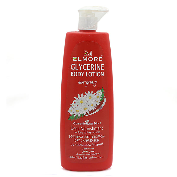 Elmore Glycerine Lotion 400ml, Beauty & Personal Care, Lotion & Cream, Elmore, Chase Value