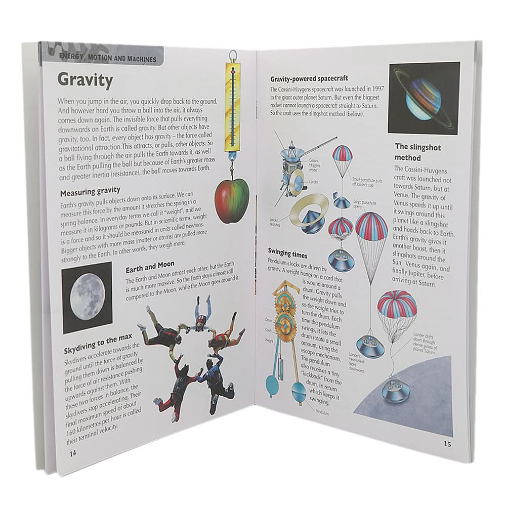 General Knowledge Junior Fact File Energy, Motion & Machines, Kids, Kids Educational Books, 6 to 9 Years, Chase Value