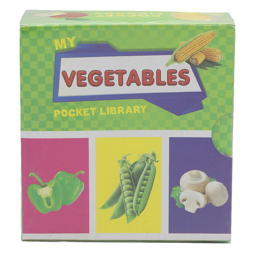 Learning Pocket Library Vegetables, Kids, Kids Educational Books, 6 to 9 Years, Chase Value