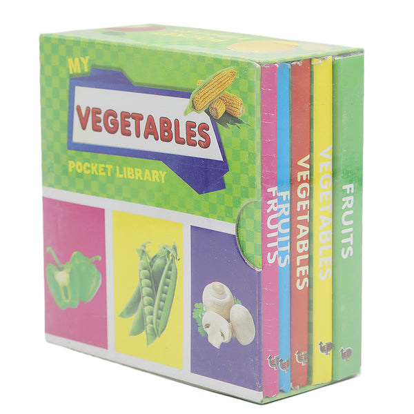 Learning Pocket Library Vegetables, Kids, Kids Educational Books, 6 to 9 Years, Chase Value