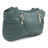 Women's Shoulder Bag H-72 - Dark Green, Women, Bags, Chase Value, Chase Value