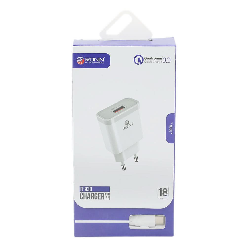 Ronin Charger R-930 Type-C, Home & Lifestyle, Mobile Charger, Ronin, Chase Value