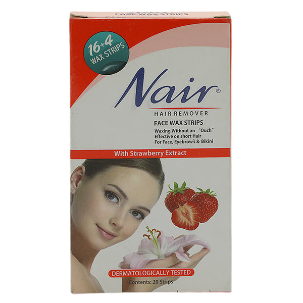 Nair Face Hair Remove - Strawberry Extract, Beauty & Personal Care, Hair Removal, Chase Value, Chase Value