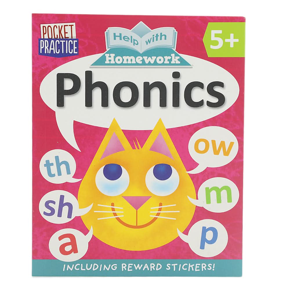 Pocket Practice Phonics, Kids, Kids Colouring Books, 3 to 6 Years, Chase Value