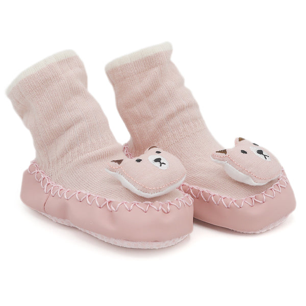 Newborn Fancy Booties - Pink, Kids, NB Shoes And Socks, Chase Value, Chase Value