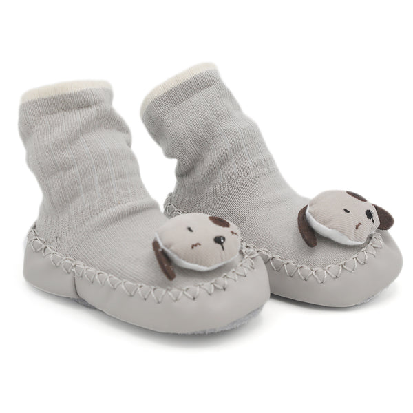 Newborn Fancy Booties - Beige, Kids, NB Shoes And Socks, Chase Value, Chase Value