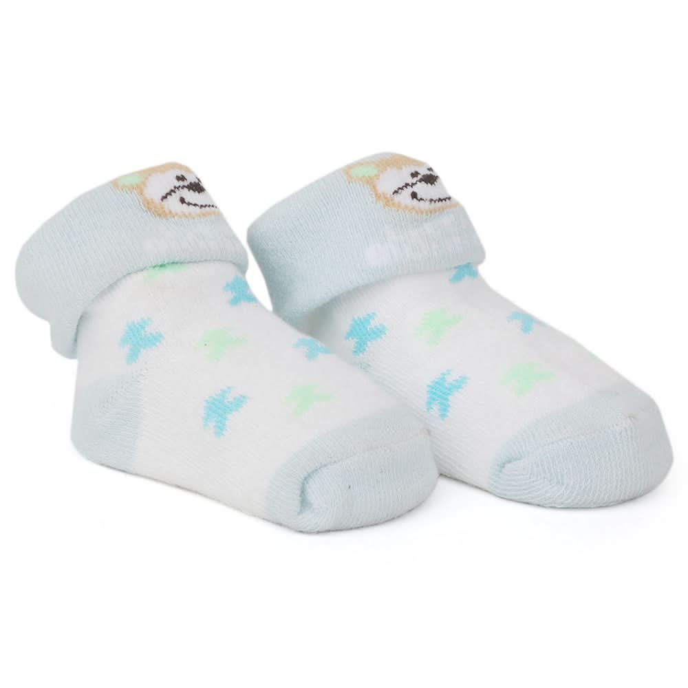 Newborn 2Pcs Booties - A, Kids, Newborn Caps, Shoes & Socks, Chase Value, Chase Value