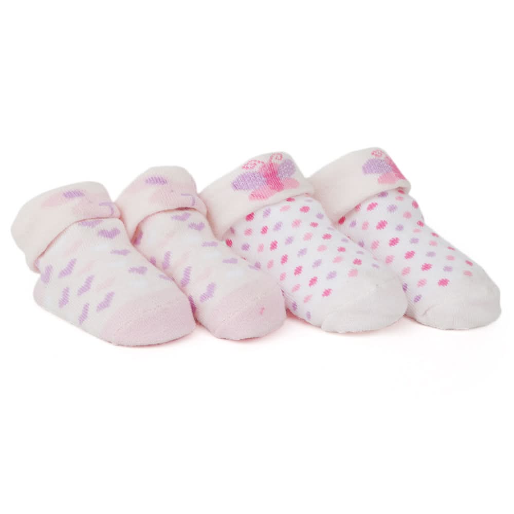 Newborn 2Pcs Booties - E, Kids, Newborn Caps, Shoes & Socks, Chase Value, Chase Value