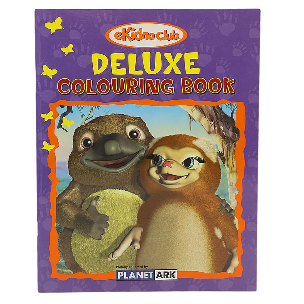 Delux Colouring Book Ekidna Club, Kids, Kids Colouring Books, 3 to 6 Years, Chase Value