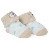Newborn 2Pcs Booties - B, Kids, Newborn Caps, Shoes & Socks, Chase Value, Chase Value