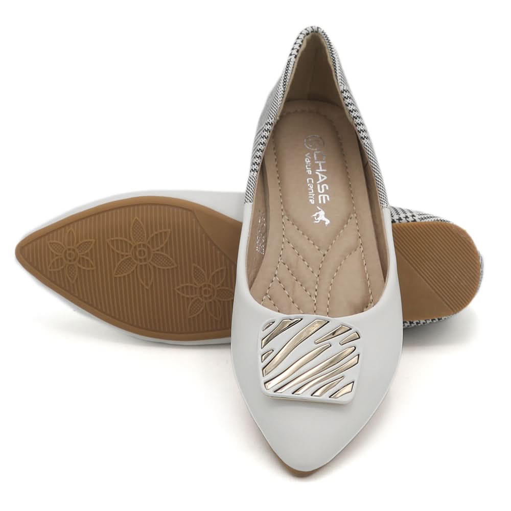 Girls Pumps M992-331 - White, Kids, Pump, Chase Value, Chase Value