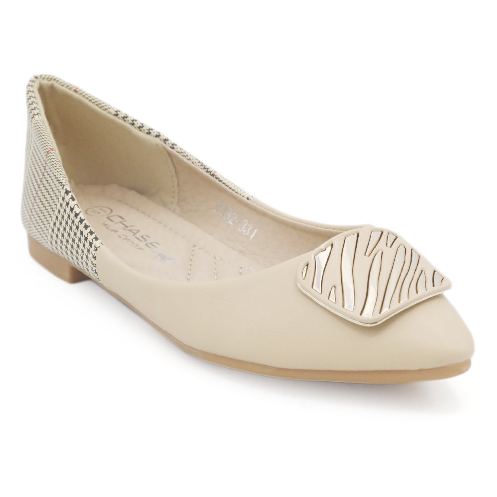 Girls Pumps M992-331 - Beige, Kids, Pump, Chase Value, Chase Value