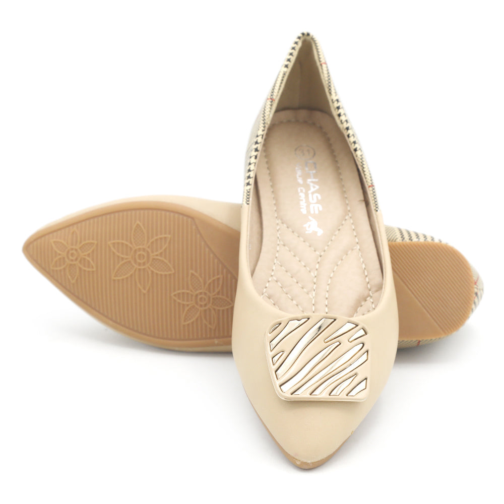 Girls Pumps M992-331 - Beige, Kids, Pump, Chase Value, Chase Value