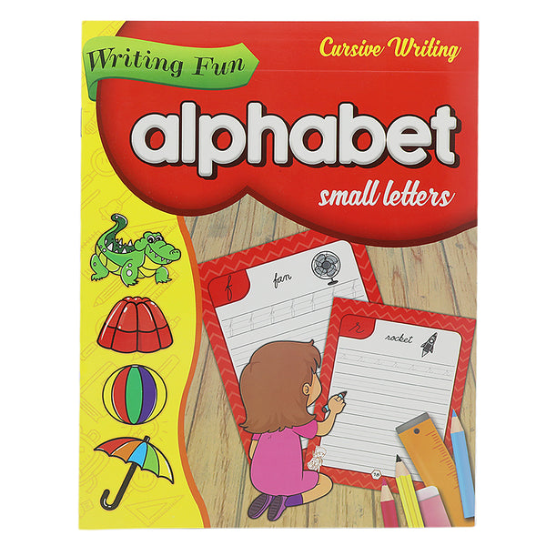 Writing Fun Alphabet Small Cursive, Kids, Kids Educational Books, 6 to 9 Years, Chase Value