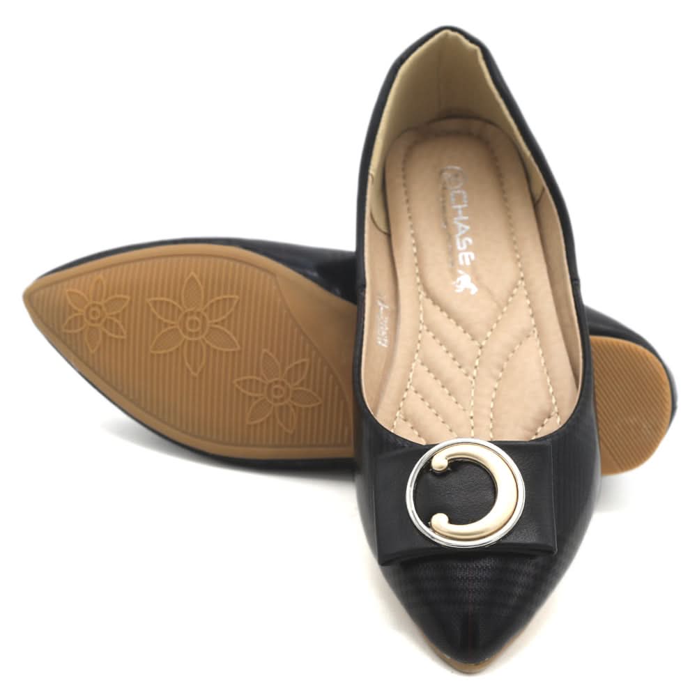 Girls Pumps M992-B1 - Black, Kids, Pump, Chase Value, Chase Value