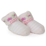 Newborn 2Pcs Booties - F, Kids, Newborn Caps, Shoes & Socks, Chase Value, Chase Value