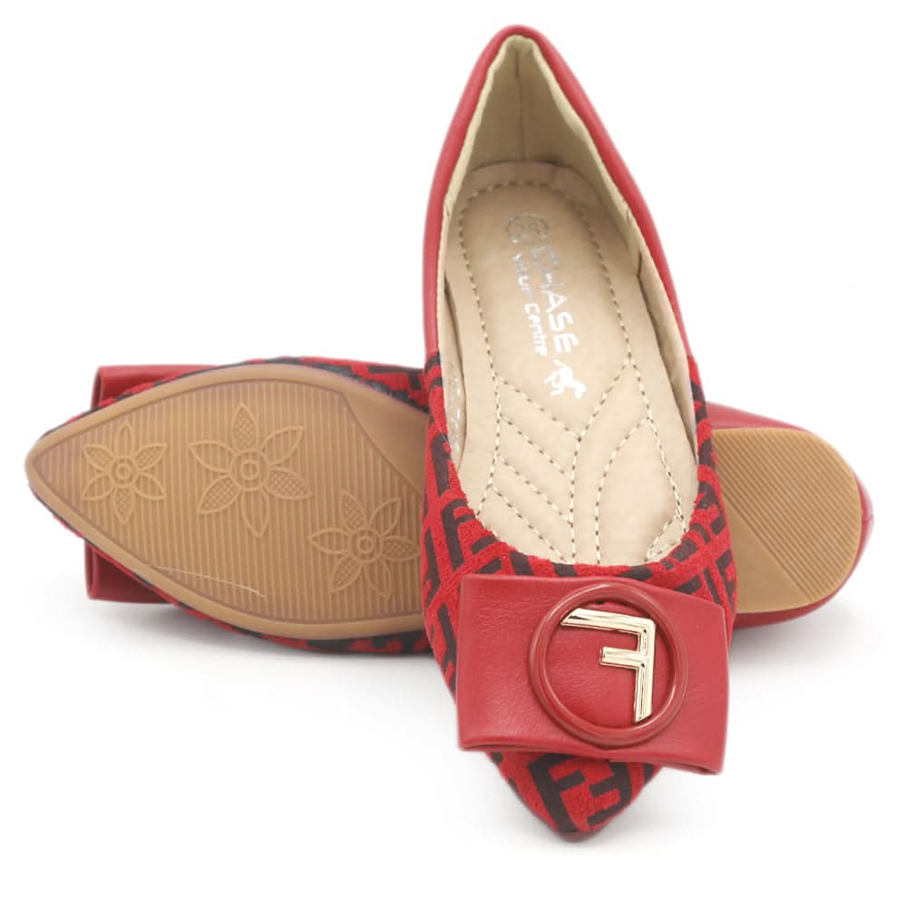 Girls Pumps S992-304 - Red, Kids, Pump, Chase Value, Chase Value